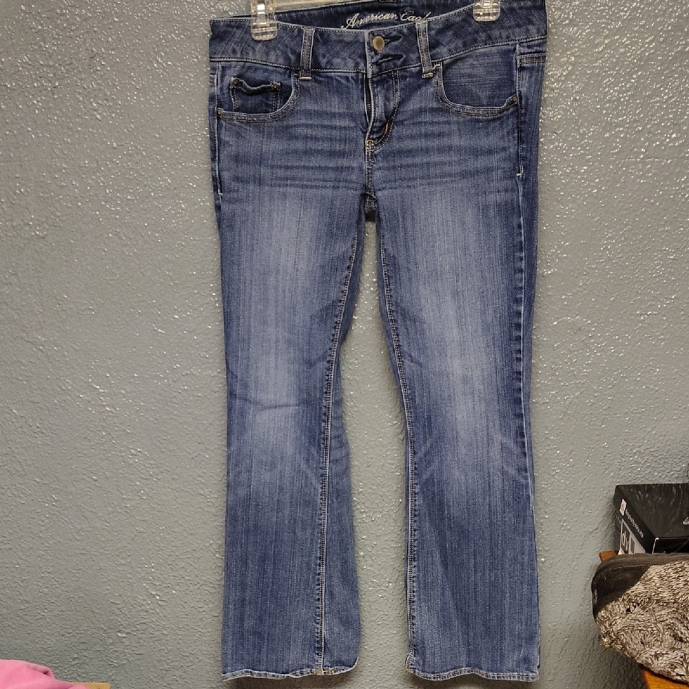 American Eagle Outfitters Women's Classic Blue Boot Cut Jeans